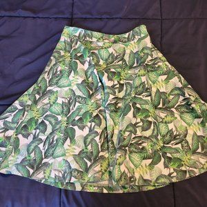 Pinkyotto Tropical Leaf Circle Skirt
